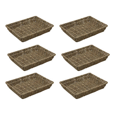 JVL Seagrass Decorative Basket