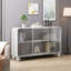 Armoire de rangement en verre 47,25 po du sol au plafond pour la cuisine, le salon et la salle de bain-1392001380