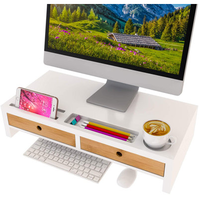 Slayden Wood Monitor Stand