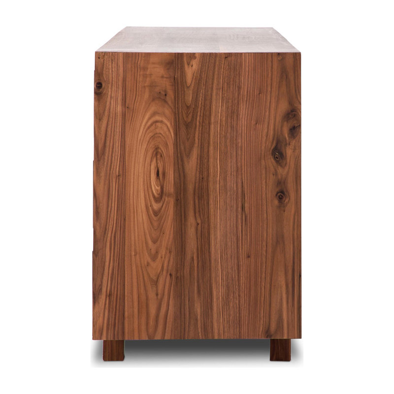 Stafford 6 Drawer Dresser-Walnut Natural