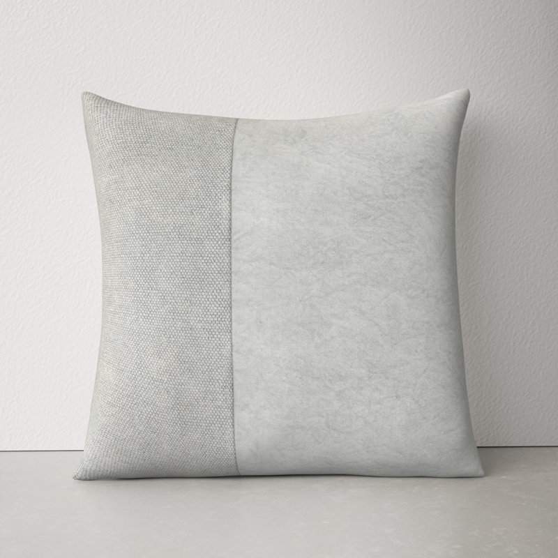 Janesa 100% Cotton Throw Square Pillow, 18" x 18", Down