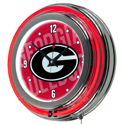Horloge murale 14,5" de l’université de georgia