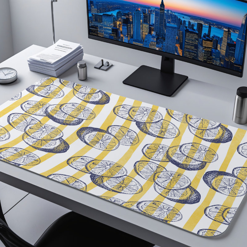 Polyester Desk Pad, 31.5x15.5
