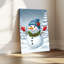 «Snowman Winter Scene», art mural sur toile-467617878