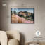 Décoration murale rustique «Ochre Hills II» par Art Remedy, cadre noir, 37 x 25-62767373-62767361
