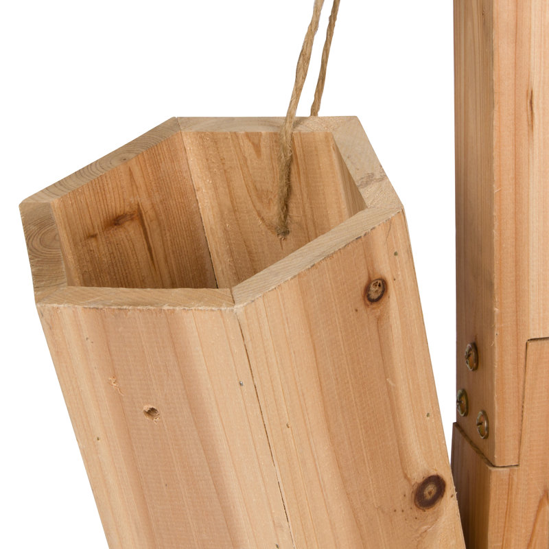 Pot à fleurs en bois Altair