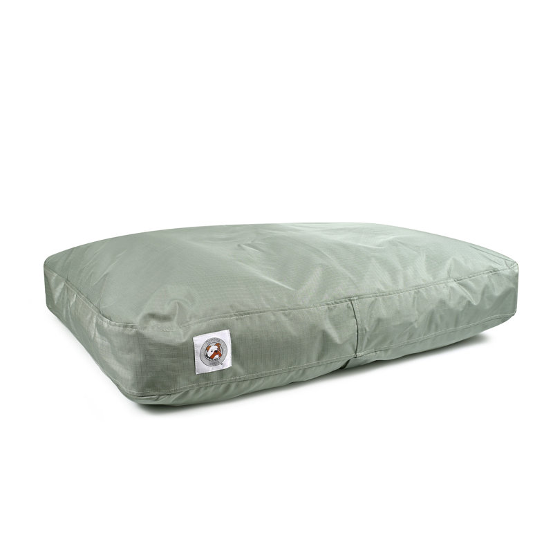 Lit pour chien avec housse amovible Brutus Tough Resistant Pet Napper, Large (40"w x 34"d x 5"h), Vert