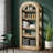 70.87" H 5-Tier Arched Bookcase-835662214-809167697