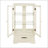 Lighted Glass Curio Cabinet With Adjustable Shelves - Elegant 2-Door Display & Built-In Drawer-598228367