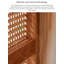 Armoire de rangement moderne minimaliste en rotin blanc