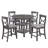 Tresvon 4 - Person Four Leg Dining Set-188707683-188707680