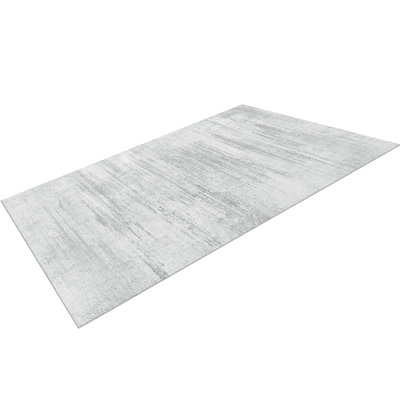 Grand tapis 10 x 14 pi tapis antidérapant et résistant aux déchirures gris moderne
