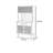 Modern Household Perforated Panel Display Case-121640301