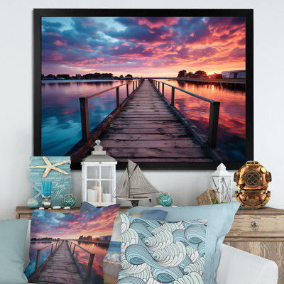 Romel Pier Endless Horizon - Coastal Pier Wall Art