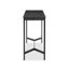 Hammered Iron Console Table-White Marble-224071604-224071595