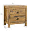 Table de chevet compacte 2 tiroirs Hibir-123297532