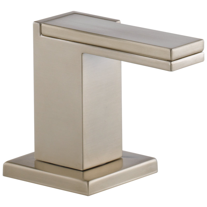 Siderna Widespread Lavatory Faucet, Brushed Nickel, 1.5, Lever Handle
