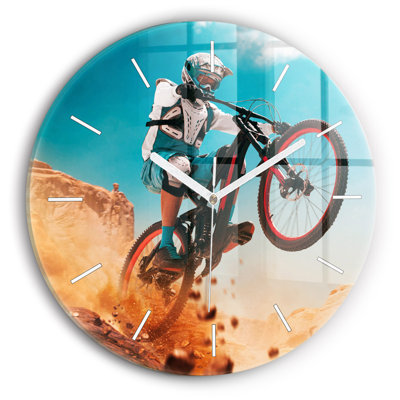 Glass Wall Clock