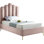 Lit plateforme tapissier Sonette