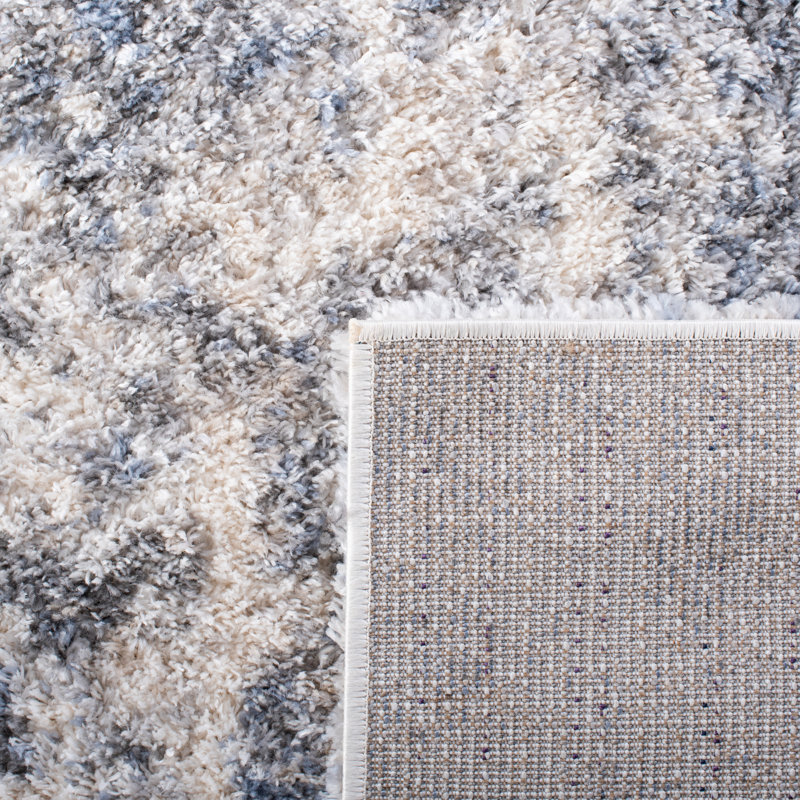 Tapis ivoire / bleu Niels, Rectangle 11 pi x 15 pi