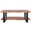 Table basse avec rangement Okehampt Live Edge