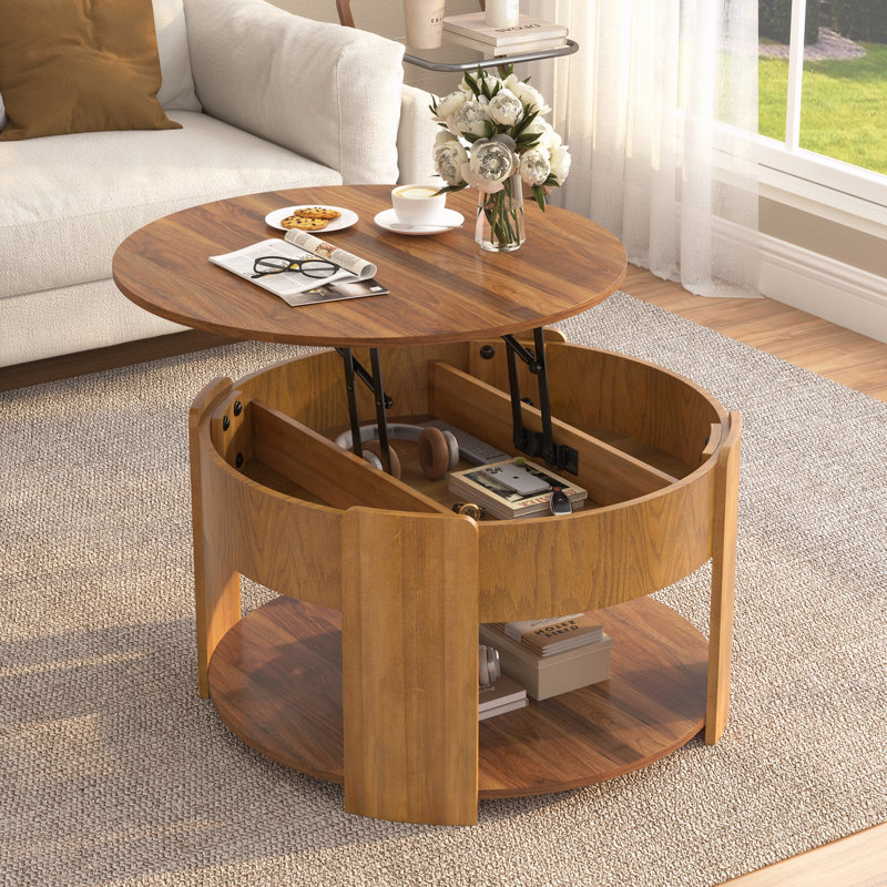Table basse Farmhouse, Brun