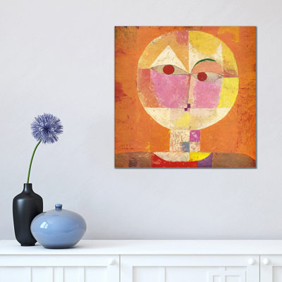 Senecio by Paul Klee - Floater Frame Painting on Canvas