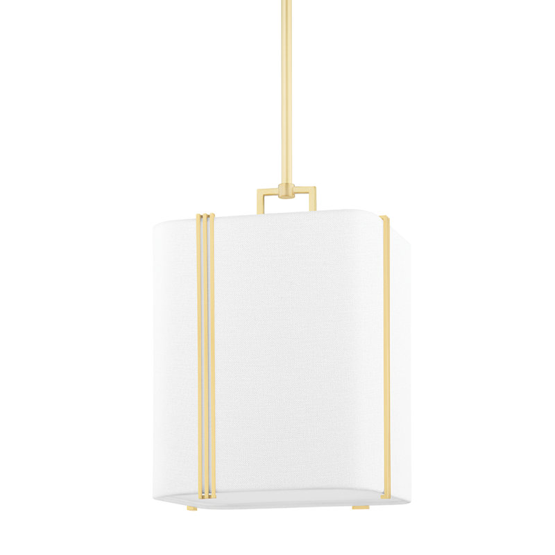 Downing 1 - Light Pendant, Aged Brass