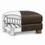 Galaxy Heirloom Quality Ottoman in Buttery Soft 100% Top Grain Leather, Made to Order-449843386