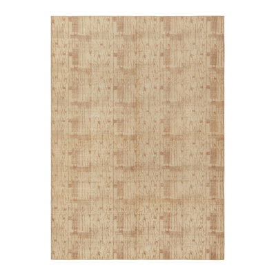 Pasha One-of-a-Kind Hand-Knotted 1960s 6'7"" x 9'4"" Wool Area Rug in Beige -  Rug & Kilim, 13753