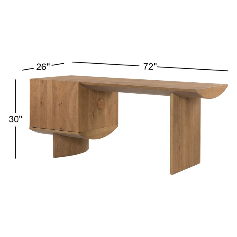 Pickford Desk - Dusted Oak Veneer