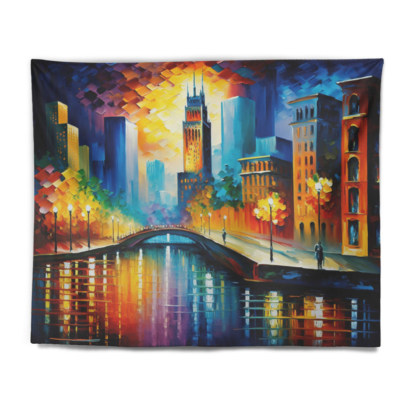 Polyester Tapestry, 32" H x 39" W