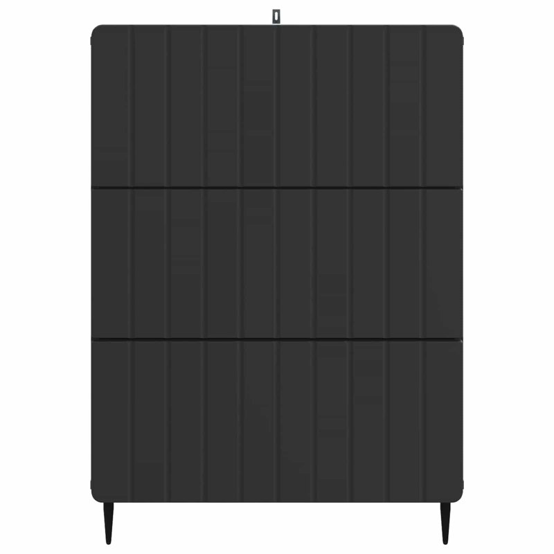 Accent Chest, Black, 92cm H x 66cm W x 34.5cm D
