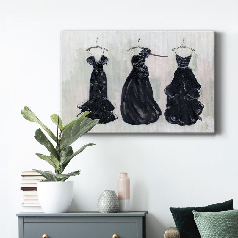 " Black And Bling II ", 12" H x 18" W x 1" D