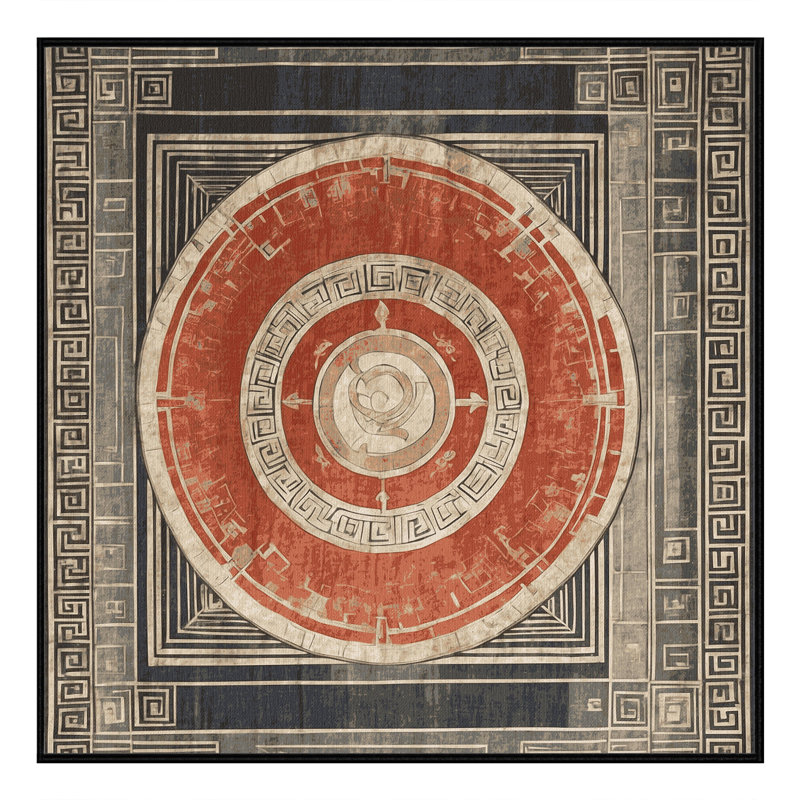 Parthenon Glow Rug, Square 4'