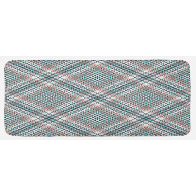 Tapis de cuisine traditionnel gris