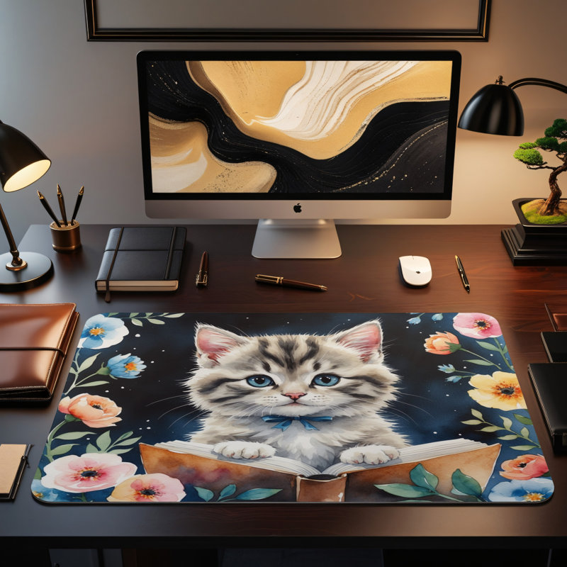 Polyester Desk Pad, 23.6x13.8