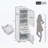Freestanding Storage Cabinet With Adjustable Shelves