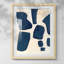 «Blue P pièces I», impression sur papier-245809673
