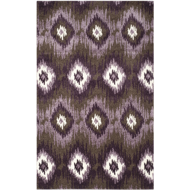 Bridgham Ikat Area Rug, Rectangle 152 x 244 cm