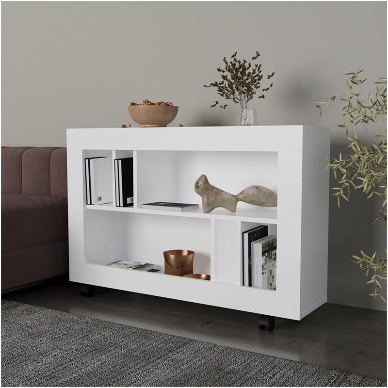 Chariot de table Norwood, salon, blanc, Blanc