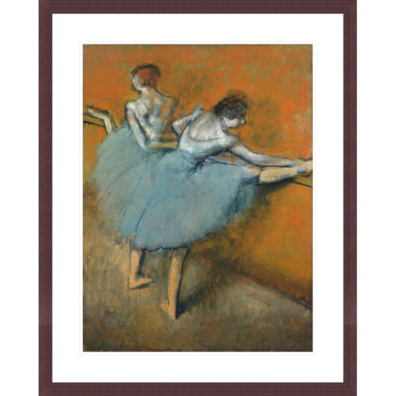«Dancers at the Barre» par Edgar Degas, impression giclée encadrée, H 29,25 po x l 23,5 po