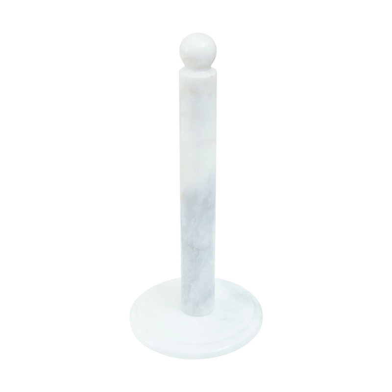 Lariviere Marble Paper Towel Holder, White