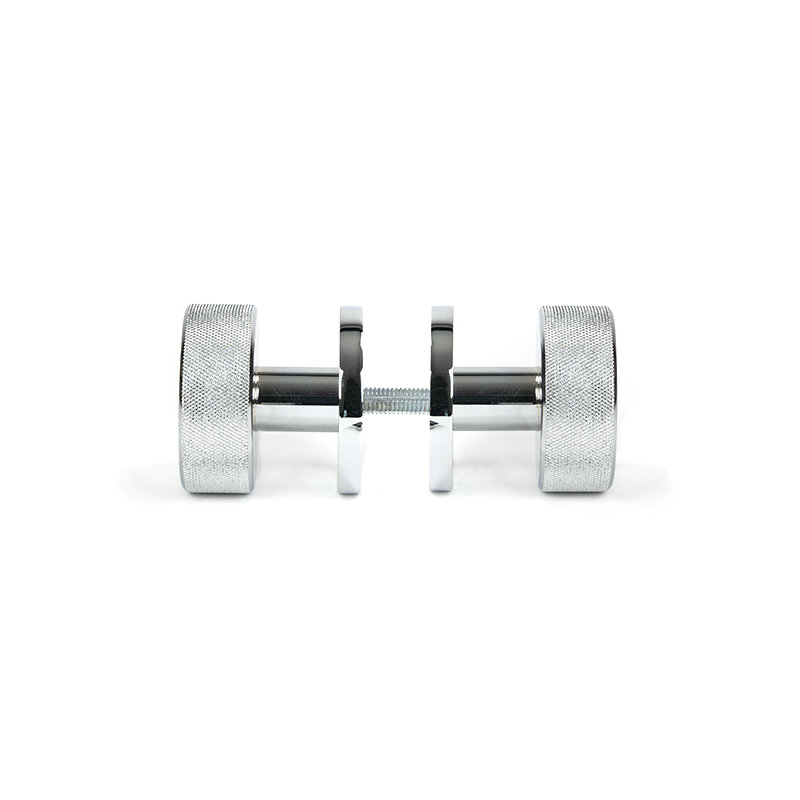 Brompton Interior Mortise Knobset, Polished Chrome