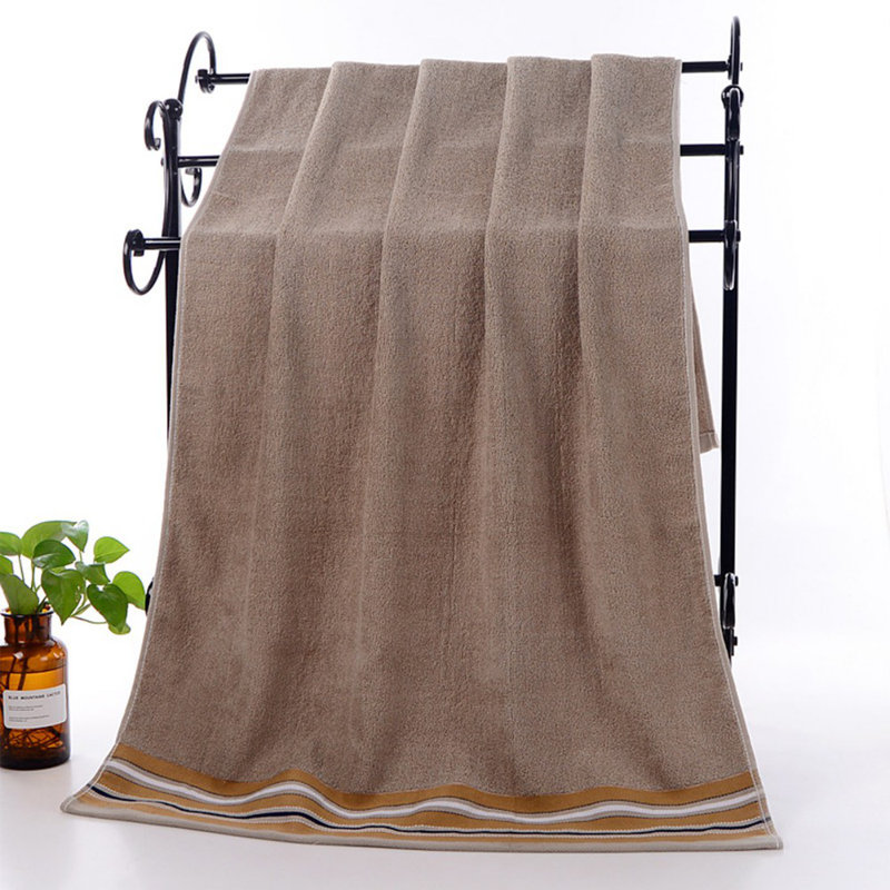 Serviette de bain en microfibre 1pc, très absorbante pour les sports de natation, 27 po x 55 po, Kaki