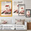 Maison blanche avec toit rouge au bord de l'eau - reproduction sur toile-87372960-87372961