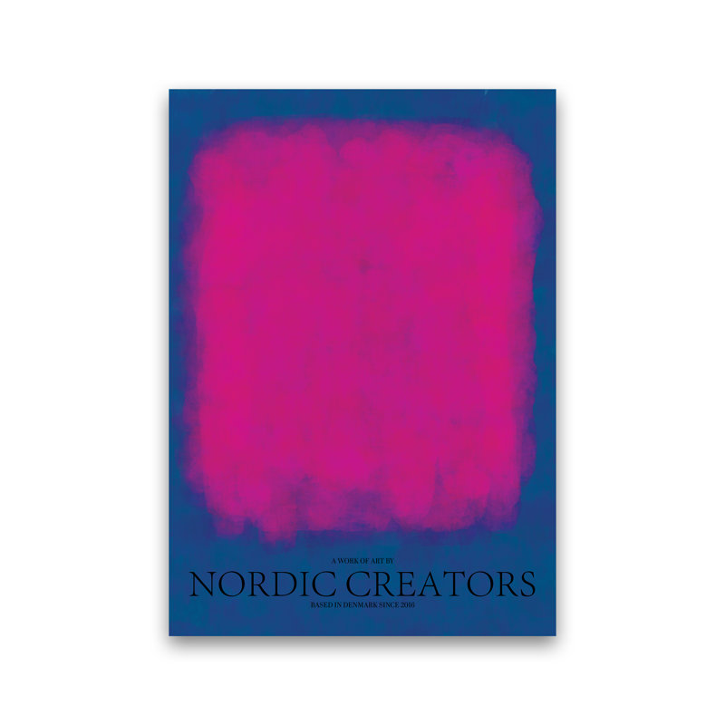Colour Block - Wrapped Canvas Print, No Framed, 59.4cm H x 42cm W x 1cm D