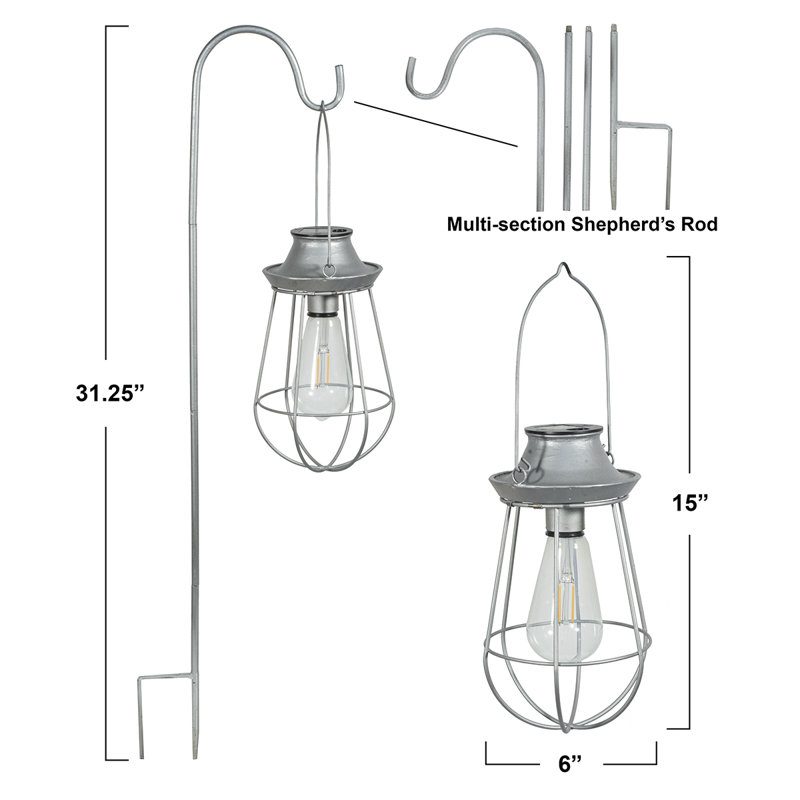 9.75'' Solar Powered Integrated LED