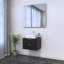 Meuble-lavabo noir 23,6 po Madera-2102757493