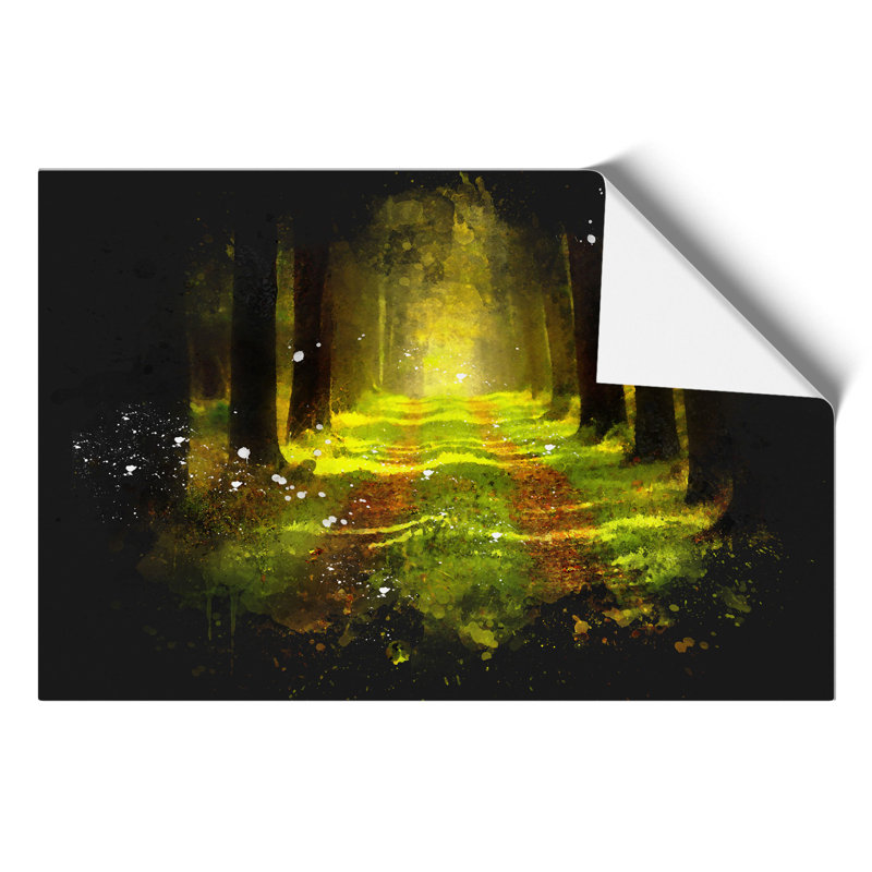 Green Forest Vol.7 Paint Splash - Unframed Graphic Art, 59cm H x 84cm W x 0.1cm D